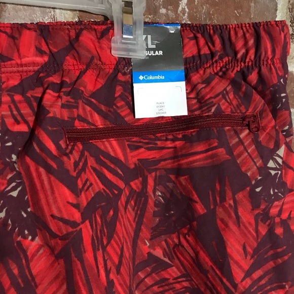 Columbia Flatwater Run Printed Shorts/Swim Trunks - Picture 2 of 6